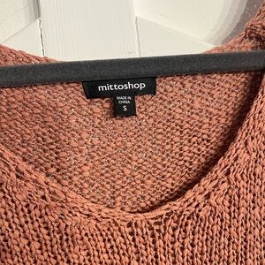 Mittoshop Women's Knit Sweater - Terracotta